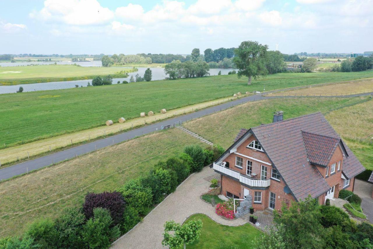 Ferienwohnung Rheinblick Bislich Wesel  Bagian luar foto